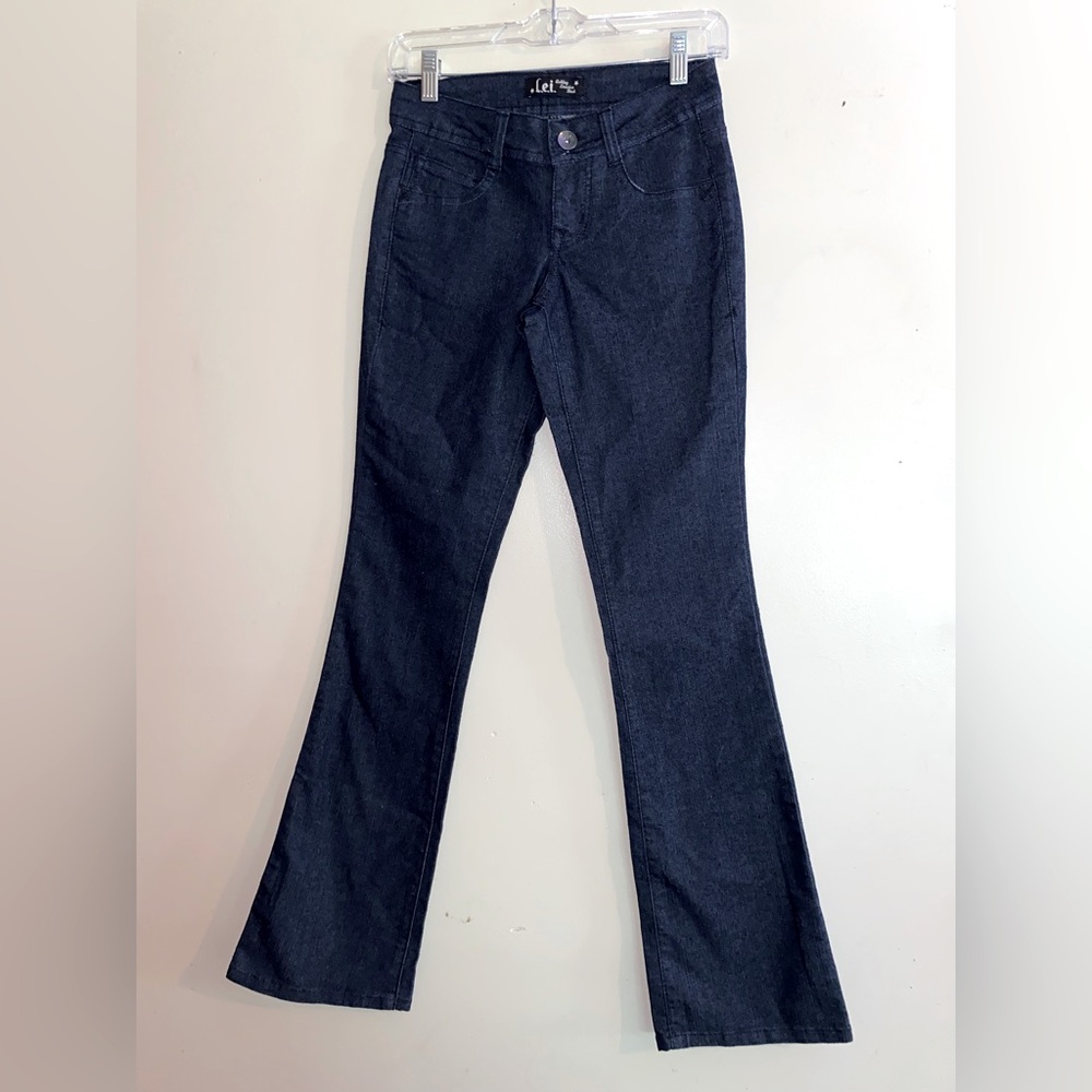 Lei Dark Wash High Rise Flare Jeans Size 1